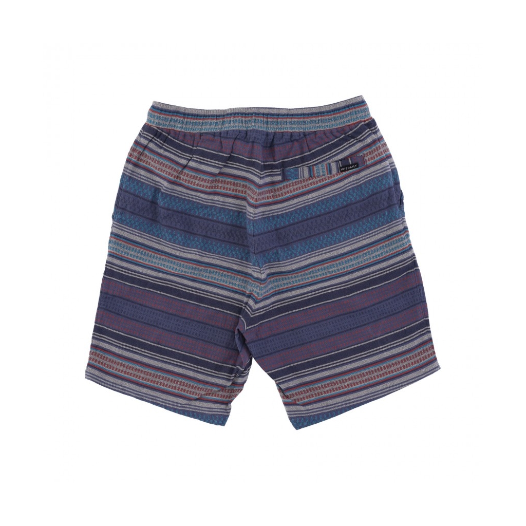 pantalone corto uomo santo short NAVY/RED