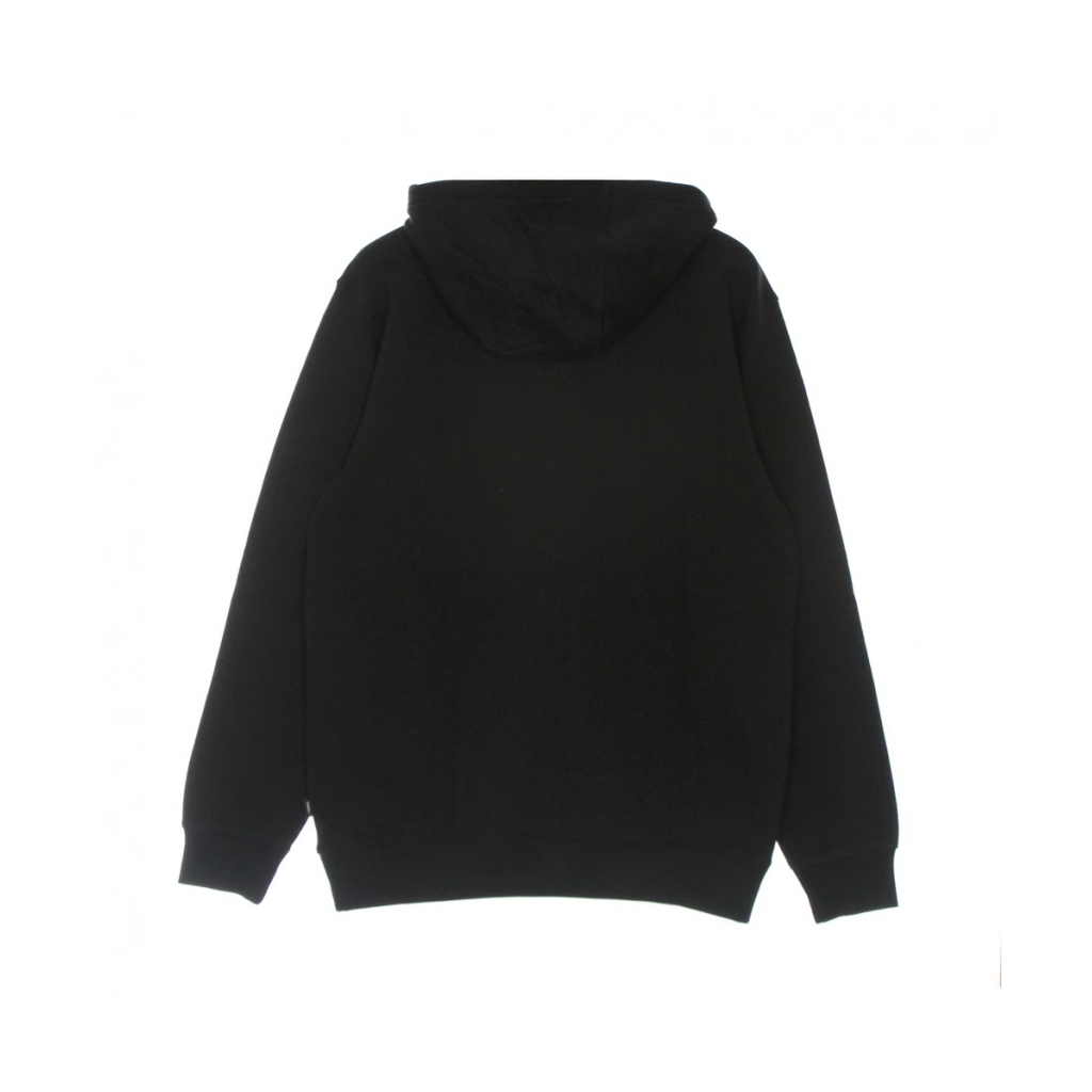 felpa cappuccio uomo lucid floral hoodie BLACK