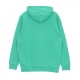 felpa cappuccio uomo essential hoodie HI RES GREEN