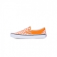 scarpa bassa uomo classic slip-on checkerboard ORANGE TIGER/TRUE WHITE