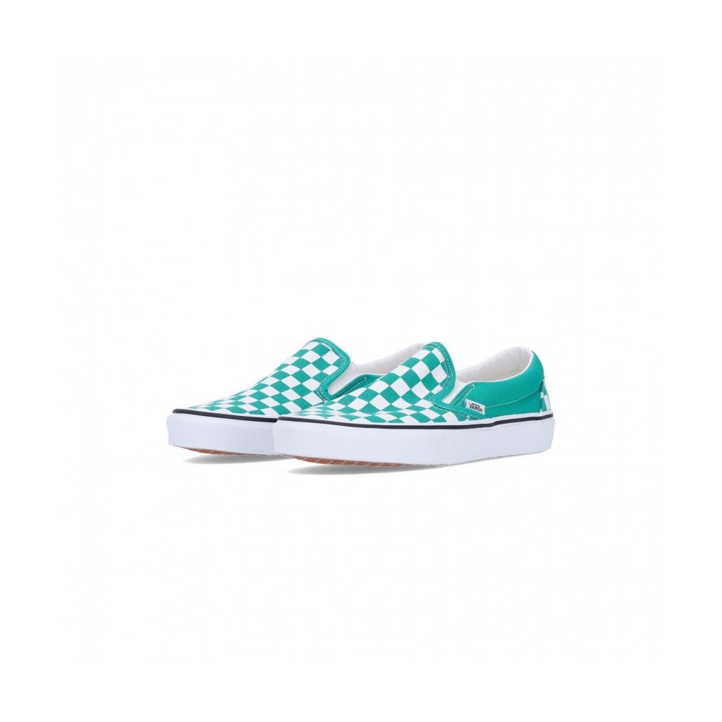 scarpa bassa uomo classic slip-on checkerboard PEPPER GREEN/TRUE WHITE