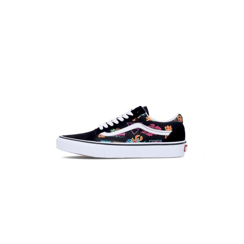 scarpa bassa uomo old skool vans market BLACK/NEON