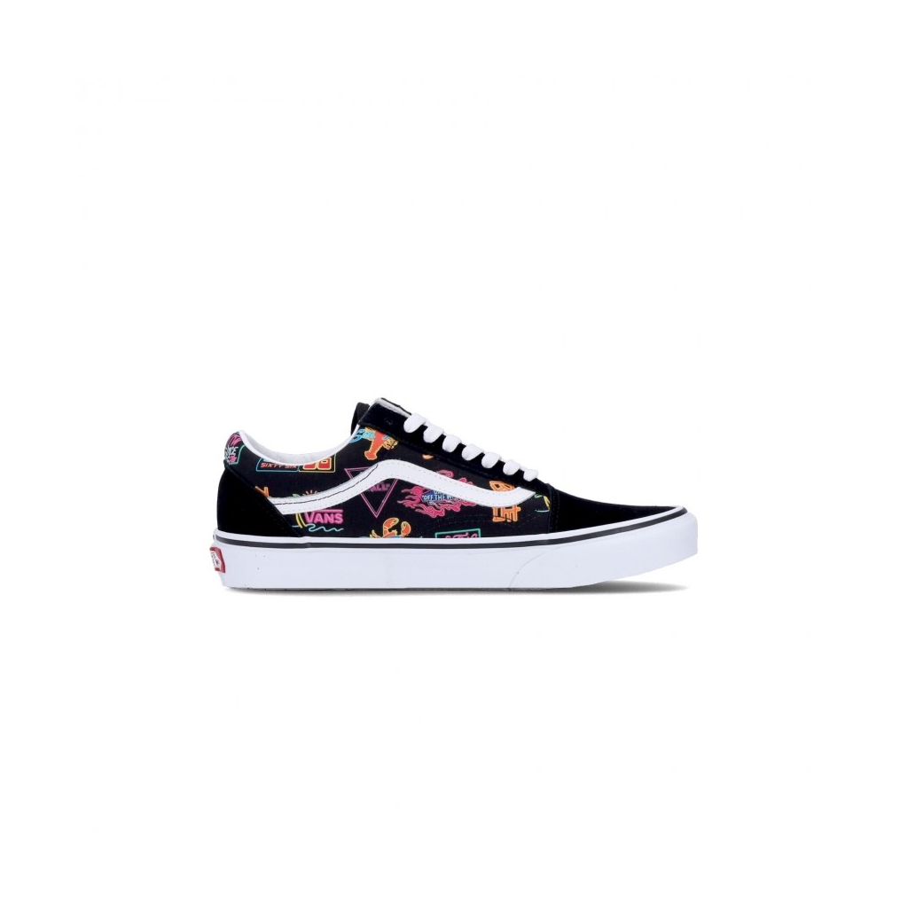 scarpa bassa uomo old skool vans market BLACK/NEON