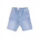 jeans corto uomo ruck single knee short BLUE LIGHT TRUE WASHED