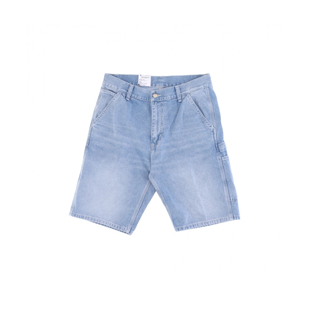jeans corto uomo ruck single knee short BLUE LIGHT TRUE WASHED