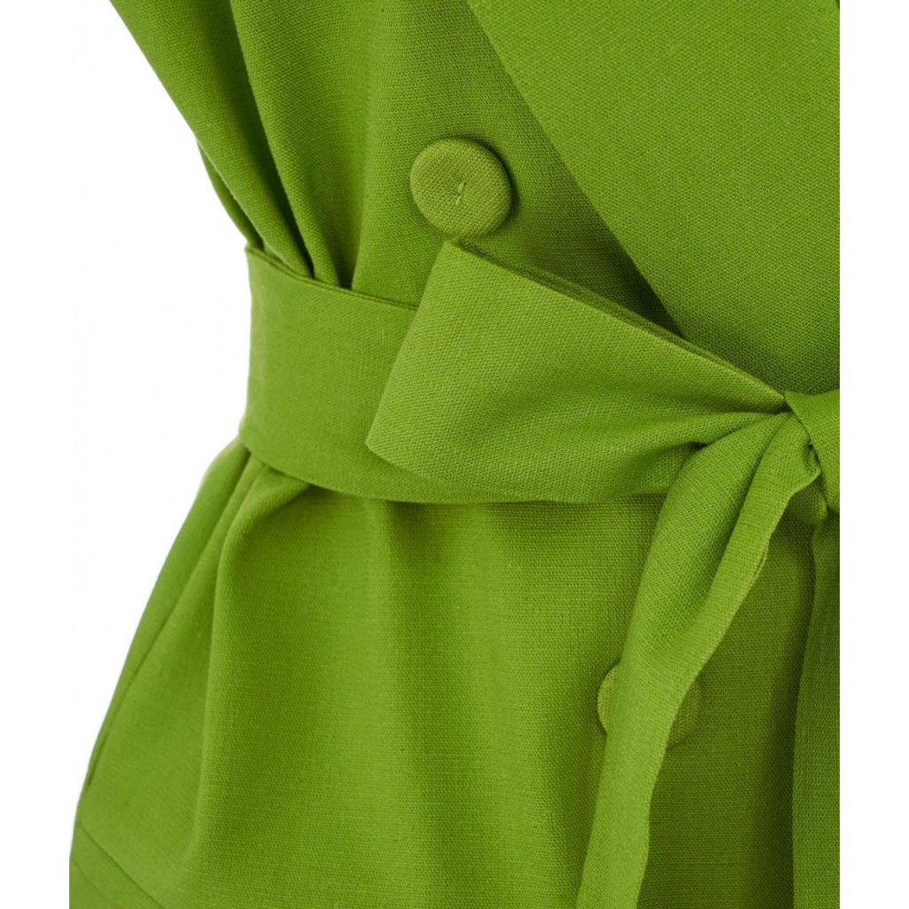 Gilet doppiopetto verde