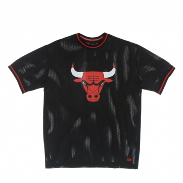 maglietta uomo nba mesh team logo oversized tee chibul BLACK