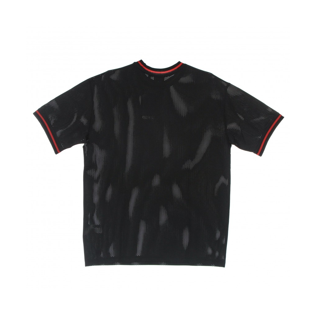 maglietta uomo nba mesh team logo oversized tee chibul BLACK