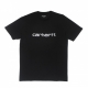 maglietta uomo script tee BLACK/WHITE