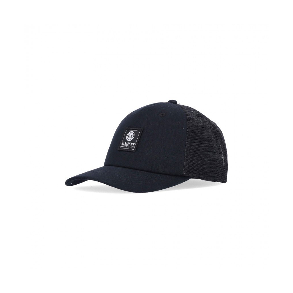 cappellino visiera curva uomo icon mesh cap ALL BLACK