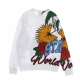 felpa girocollo uomo cypress flora crewneck WHITE