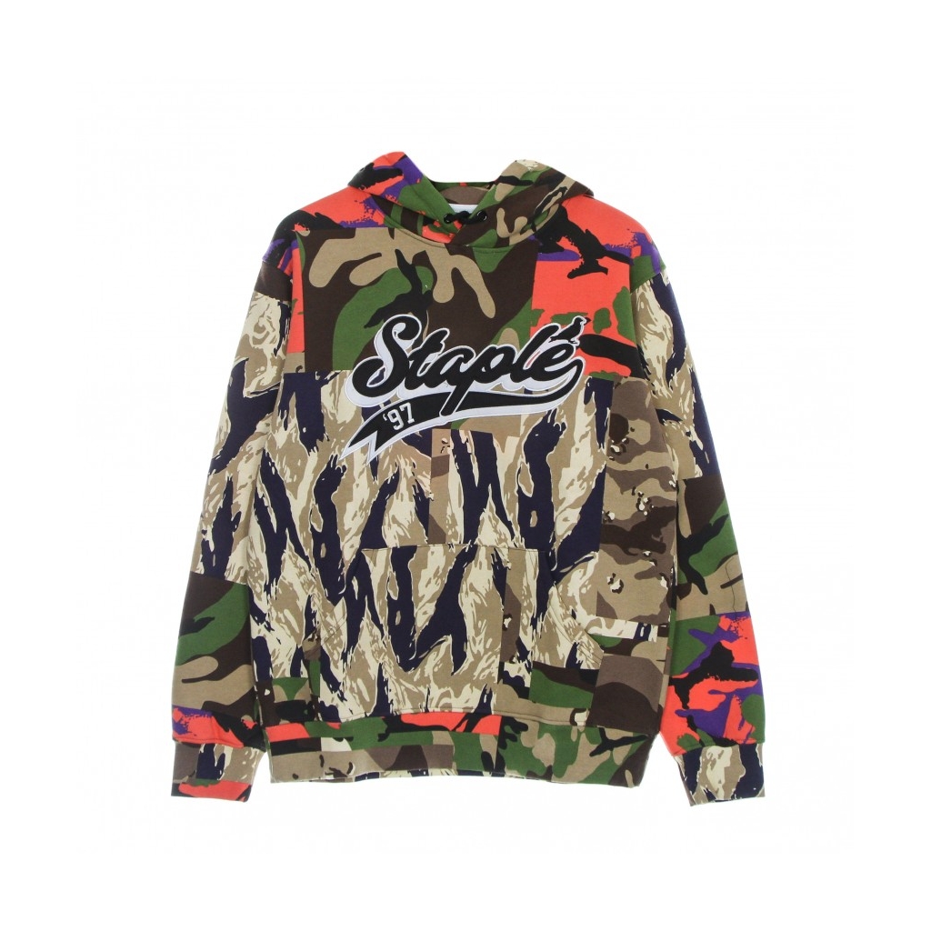 felpa cappuccio uomo triboro logo hoodie CAMO Bowdoo
