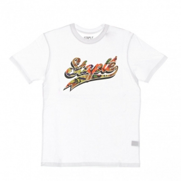 maglietta uomo triboro logo tee WHITE