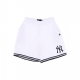 pantaloncino tipo basket uomo mlb back court grafton shorts neyyan WHITE WASH