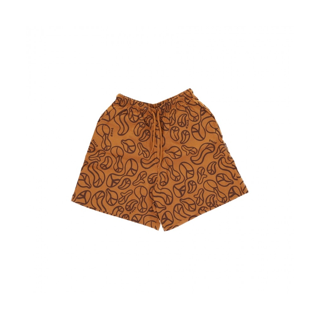 pantalone corto donna groovy wide short BURNT ORANGE