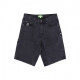 jeans uomo huf workman short BLACK DENIM