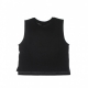 canotta donna taggia cropped boxy top BLACK BEAUTY