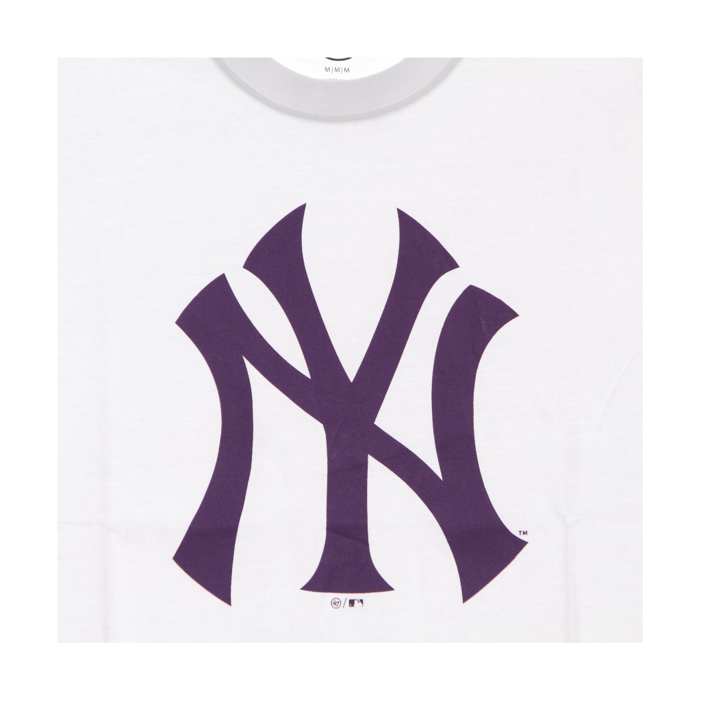 maglietta uomo mlb imprint echo tee neyyan WHITE WASH/PURPLE