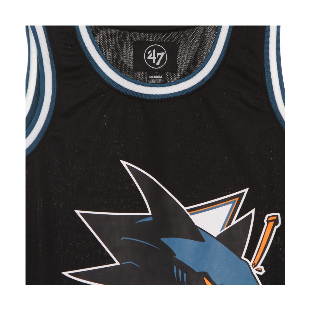 canotta tipo basket uomo nhl grafton jersey sajsha BLACK/ORIGINAL TEAM COLORS