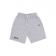 pantalone corto tuta uomo ne pinstripe short HEATHER GREY/BLACK