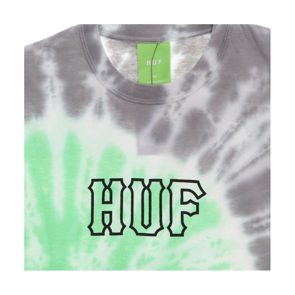 maglietta uomo sf dye tiedye tee HUF GREEN