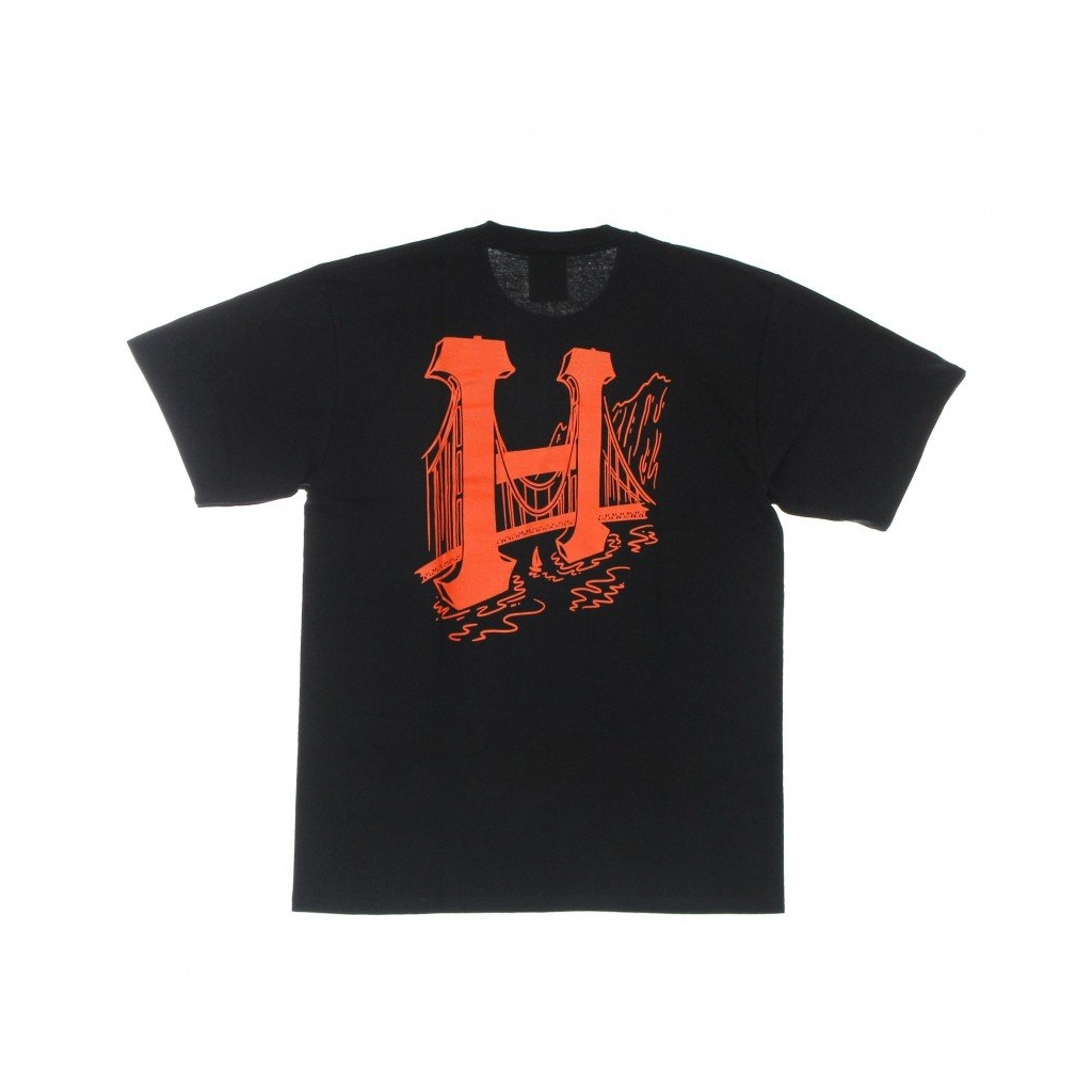 maglietta uomo golden gate classic h tee BLACK