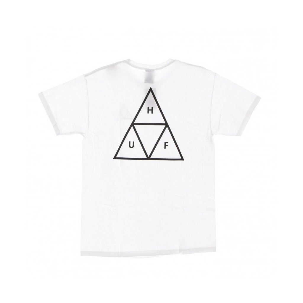 maglietta uomo essentials triple triangle tee WHITE