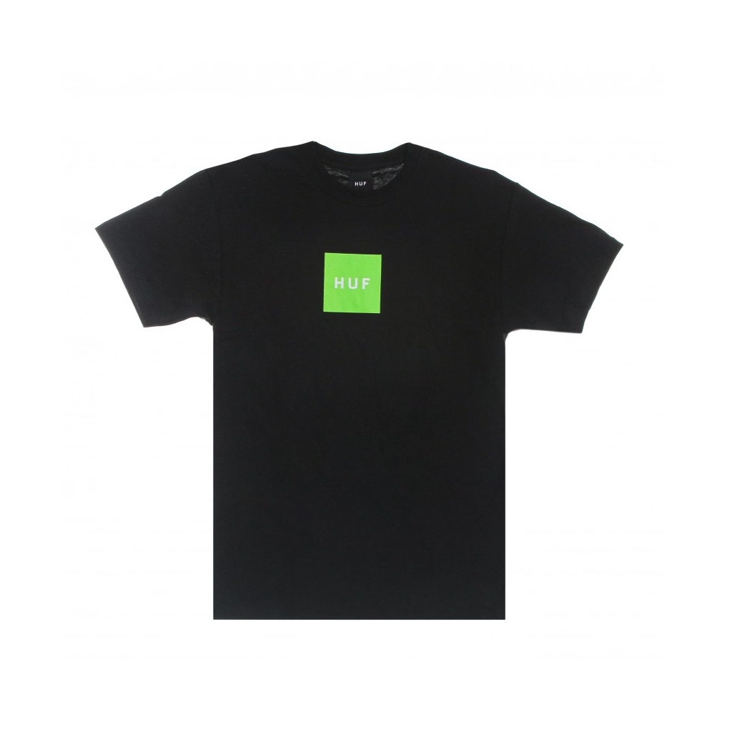 maglietta uomo essentials box logo tee BLACK