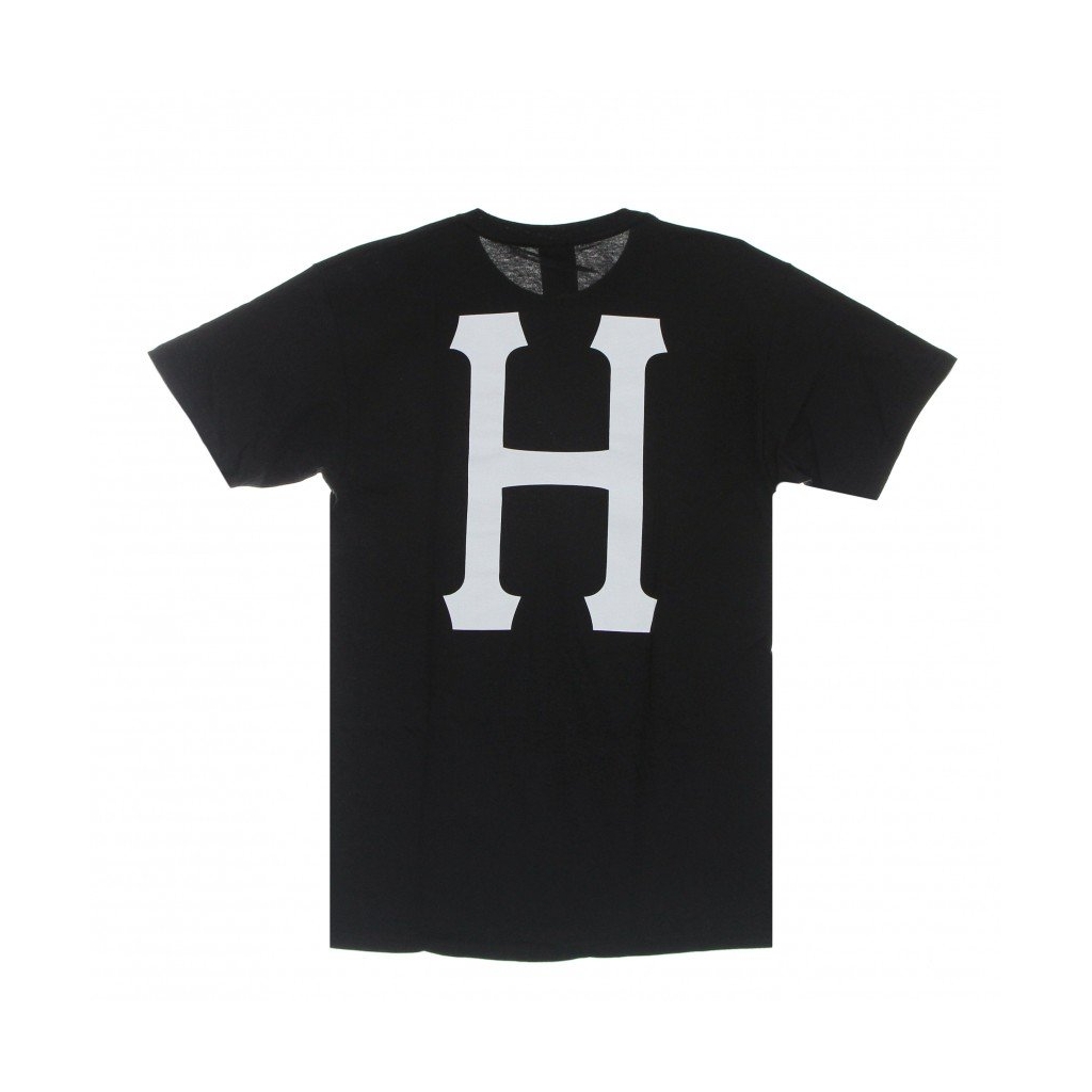 maglietta uomo essentials classic h tee BLACK