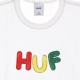 maglietta corta donna gummed crop tee OFF WHITE
