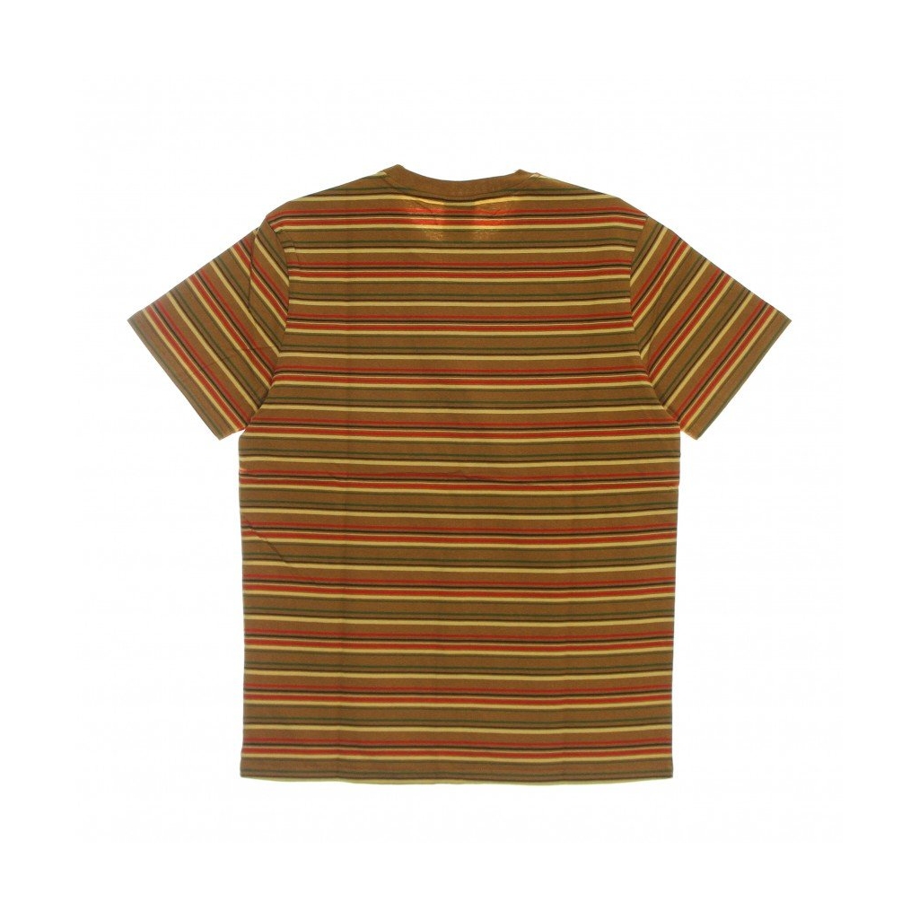 maglietta uomo crown stripe knit top BURNT ORANGE