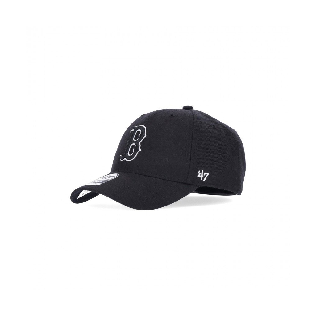 cappellino visiera curva uomo mlb mvp bosred BLACK