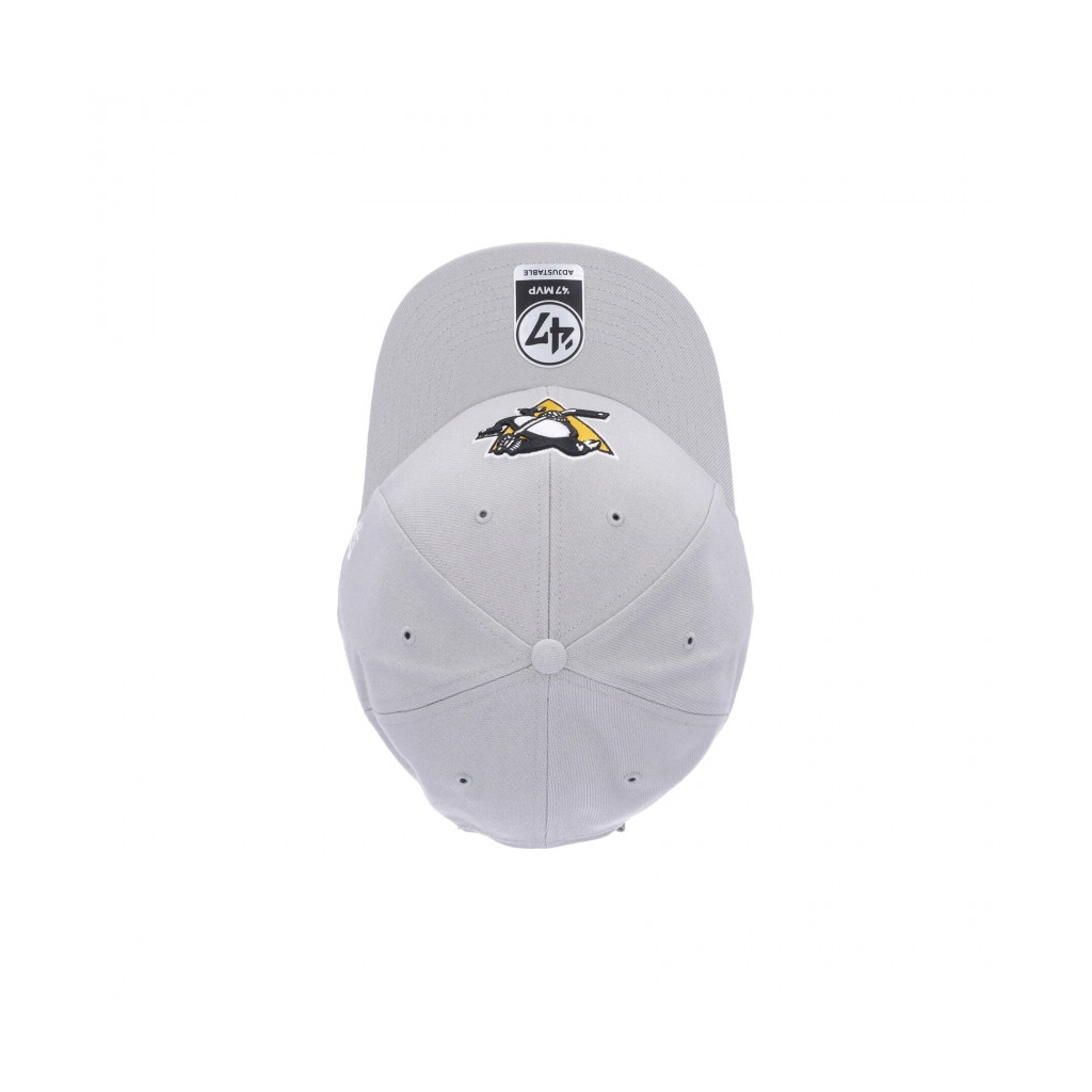 cappellino visiera curva uomo nhl mvp pitpen GREY
