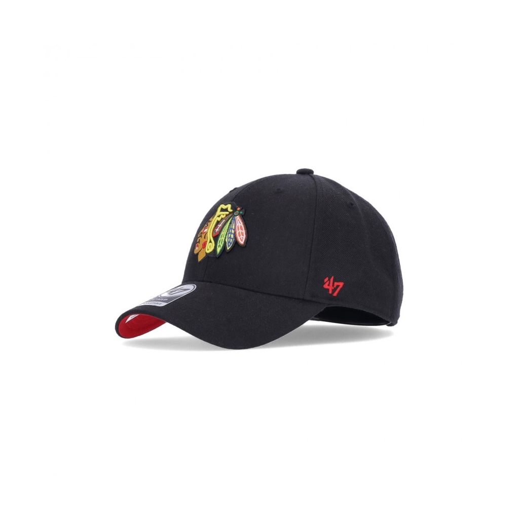 cappellino visiera curva uomo nhl ballpark mvp chibla BLACK/ORIGINAL TEAM COLORS