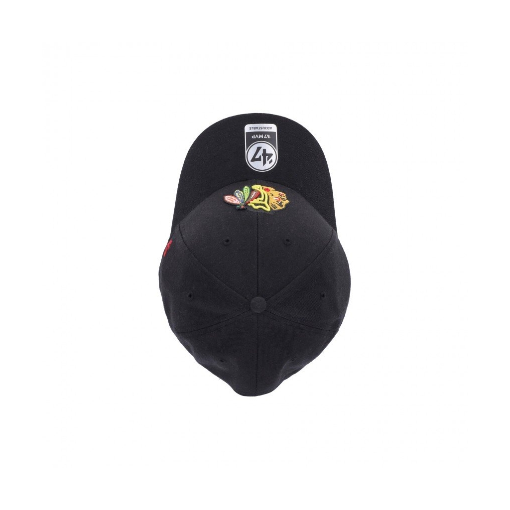 cappellino visiera curva uomo nhl ballpark mvp chibla BLACK/ORIGINAL TEAM COLORS