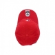 cappellino visiera curva uomo mlb clean up batterman logo RED