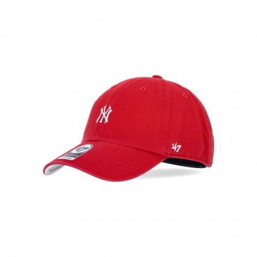 cappellino visiera curva uomo mlb clean up neyyan RED/WHITE