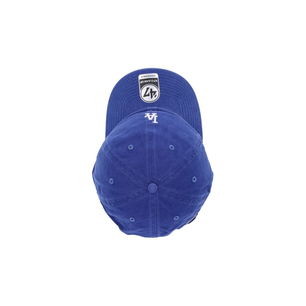 cappellino visiera curva uomo mlb clean up losdod ROYAL/WHITE