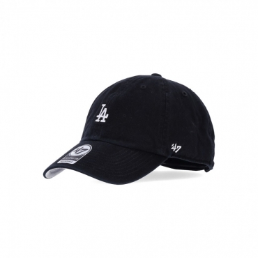 cappellino visiera curva uomo mlb clean up losdod BLACK/WHITE