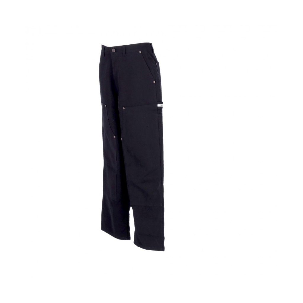 pantalone lungo uomo gilman double knee pant BLACK