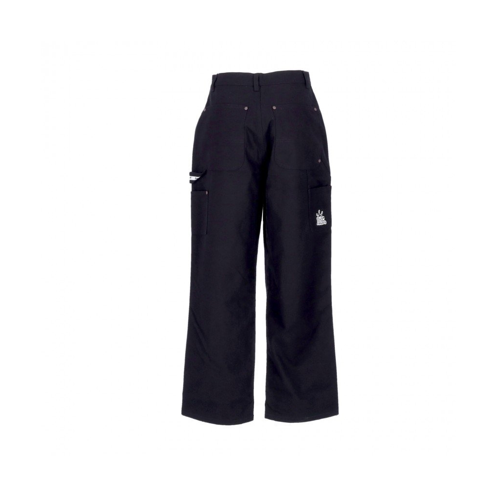 pantalone lungo uomo gilman double knee pant BLACK