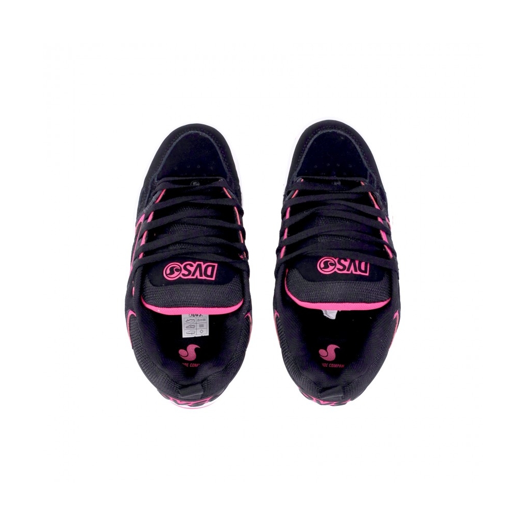 scarpe skate donna comanche BLACK/PINK/WHITE NUBUCK