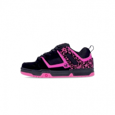 scarpe skate donna gambol BLACK/PINK/BLACK NUBUCK