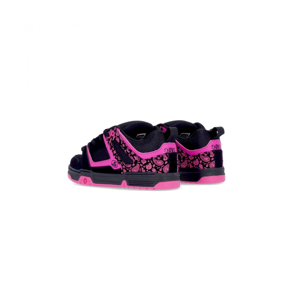 scarpe skate donna gambol BLACK/PINK/BLACK NUBUCK