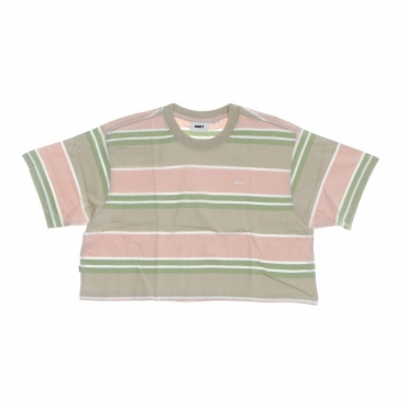 maglietta corta donna pembroke box tee PINK CLAY MULTI