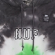 felpa cappuccio uomo high dye p/o tiedye hoodie HUF GREEN