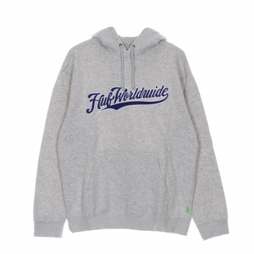 felpa cappuccio uomo crackerjack p/o hoodie ATHLETIC HEATHER