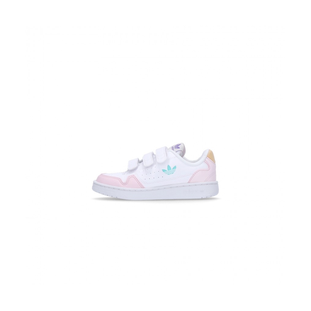 scarpa bassa bambina ny 90 cf c WHITE/LIGHT PURPLE/CLEAR PINK