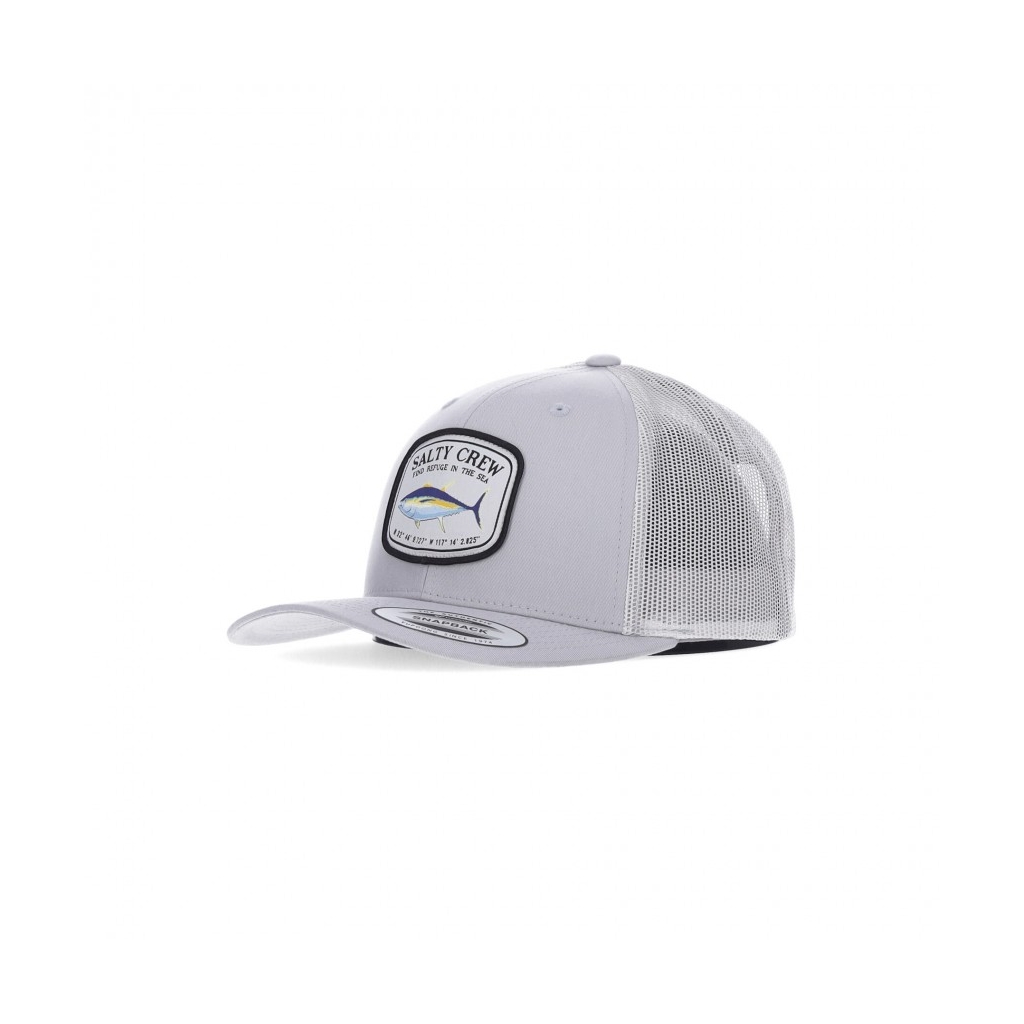 cappellino visiera curva uomo pacific retro trucker GREY