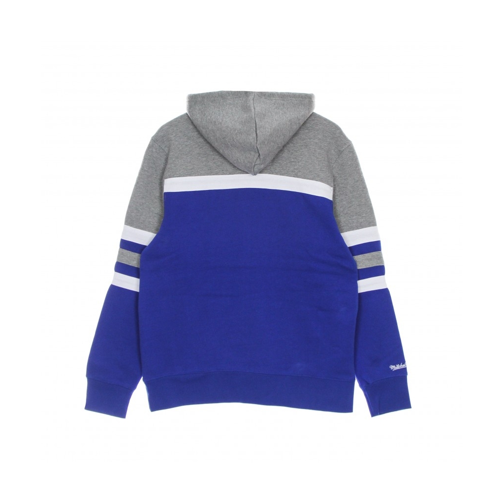felpa cappuccio uomo ncaa head coach hoodie dukblu ROYAL/GREY